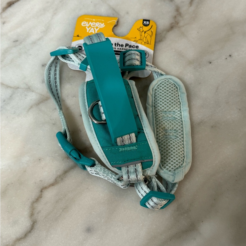 Pet Collar harness brand new size XS teal